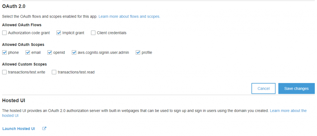 AWS Cognito Testing Using the Hosted UI