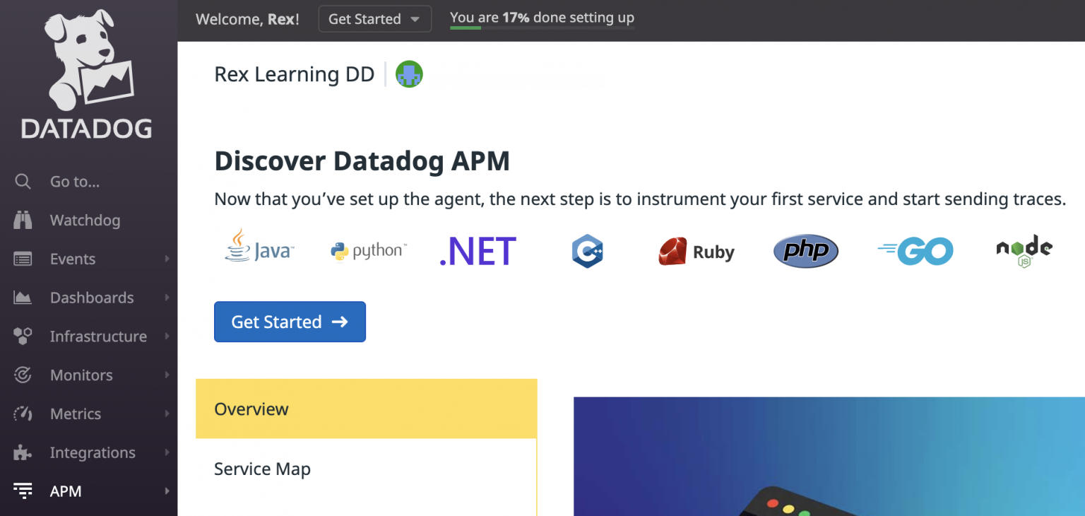 Datadog Application Performance Monitoring (APM) YippeeCode