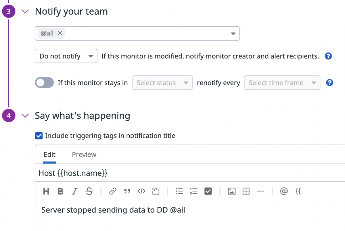 Datadog Monitoring Alerts YippeeCode
